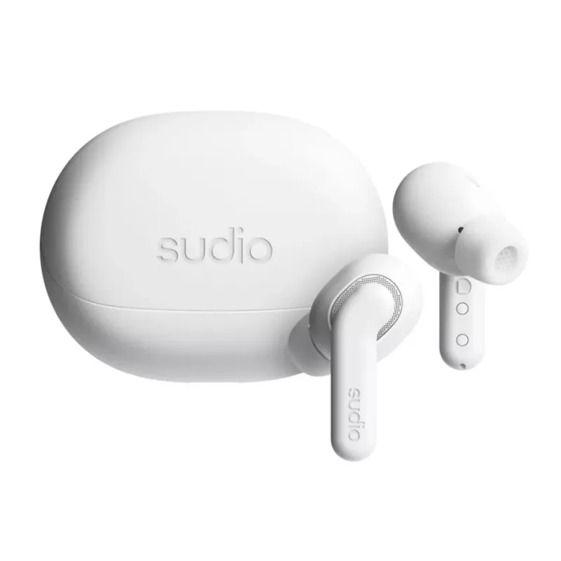 Sudio E4 Pro słuchawki bezprzewodowe, Bluetooth 6.0, Cloud White