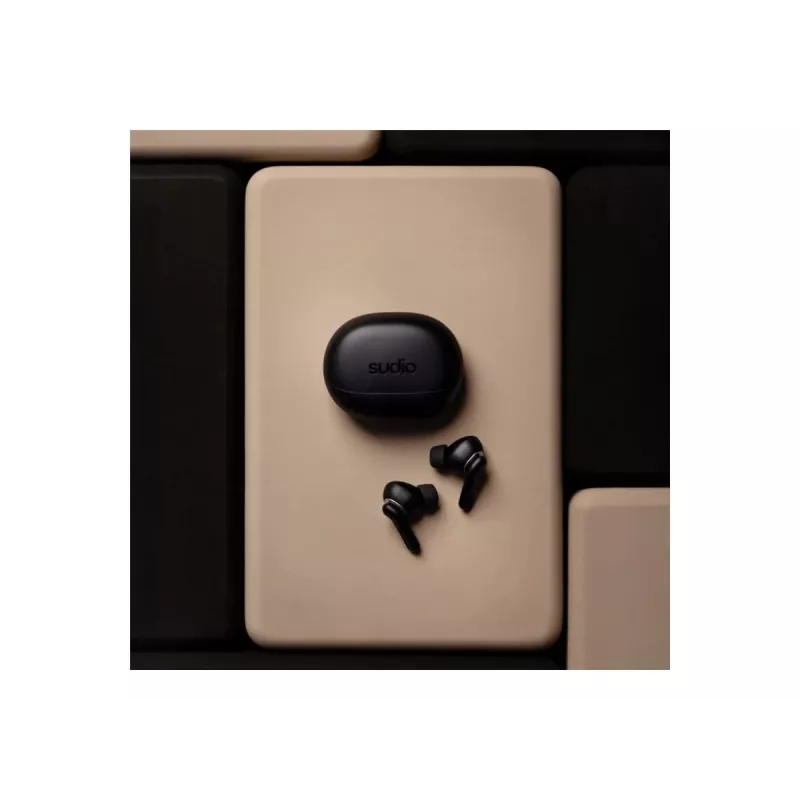 Sudio E4 Pro słuchawki bezprzewodowe, Bluetooth 6.0, Midnight Black