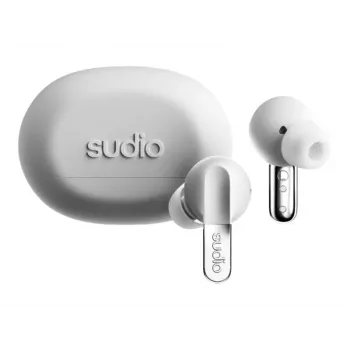 Sudio N3 Pro słuchawki bezprzewodowe, Bluetooth 5.4, Chrome White