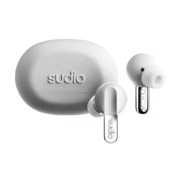 Sudio N3 Pro słuchawki bezprzewodowe, Bluetooth 5.4, Chrome White