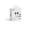 Sudio V3 Bezprzewodowe Słuchawki Dokanałowe z Mikrofonem, Ładowanie USB-C, Dusty Black