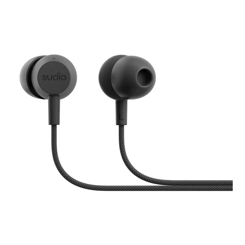 Sudio V3 Bezprzewodowe Słuchawki Dokanałowe z Mikrofonem, Ładowanie USB-C, Dusty Black