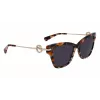 Okulary przeciwsłoneczne Longchamp Damskie LO737S-239 Havana Brown Gradient 52mm