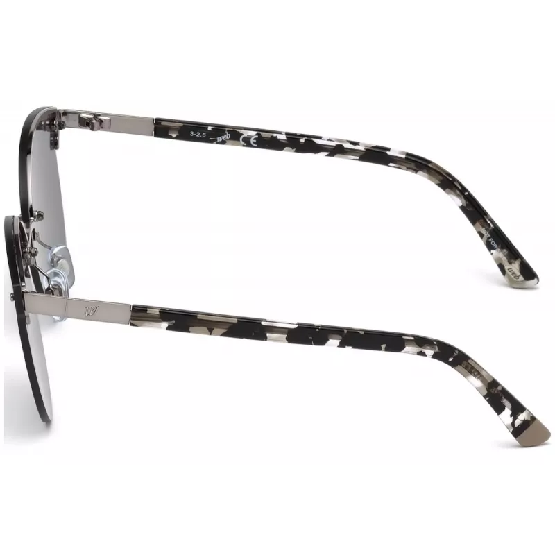 Okulary przeciwsłoneczne WEB EYEWEAR Unisex WE0197-008 (Soczewka/Mostek/Zausznik) 59/15/145 mm