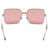 Okulary przeciwsłoneczne WEB EYEWEAR Woman WE0201-16U Cat Eye Havana Acetate Brązowe Soczewki 100% UV400