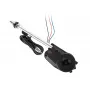 SUNKER LEC-ANT0161 Elektryczna teleskopowa antena samochodowa 100cm AM/FM, stal nierdzewna, 12V automatyczna, montaż na błotniku
