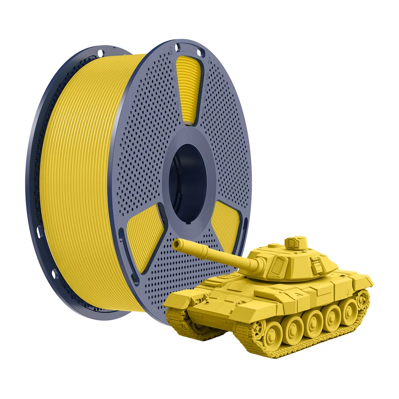 SUNLU PLA+ High-Speed Filament do drukarek 3D, żółty, 1,75 mm, 1 kg