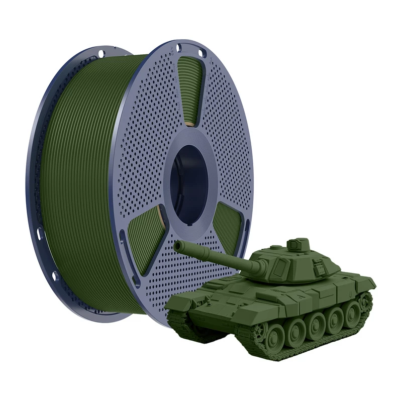 SUNLU PLA+ High-Speed Olive Filament 1.75mm 1kg do drukarek FDM