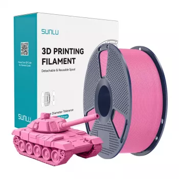 SUNLU PLA+ High-Speed Filament do drukarek 3D 1.75mm 1kg, różowy