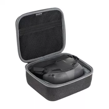 Sunnylife B937 Twarde etui EVA na gogle DJI FPV Goggles V2, Goggles 2 i Integra (szaro-czarne)