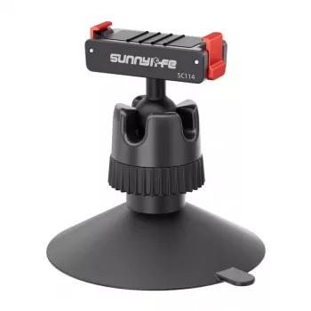 Sunnylife Magnetyczny Adapter Montażowy z Przegubem Kulowym 360° do Osmo Action 3/4/5 Pro
