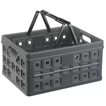 Sunware The Flap-Line Folding Crate 32L Anthracite H6180188