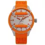 Zegarek męski SUPERDRY Analogowy Kwarcowy SYG125O 44mm Czarna Tarcza Pomarańczowy Pasek Silikonowy