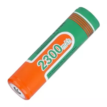 SUPERFIRE akumulator 18650 2300 mAh 3,7 V litowo-jonowy z zabezpieczeniem (biegun dodatni wystający)