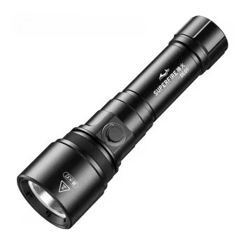 Superfire DL01 Latarka LED – 500 lumenów, z zoomem, akumulatorowa, IP44