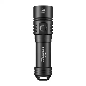 Superfire DL02 akumulatorowa latarka LED, 300 lumenów, USB-C, IPX4