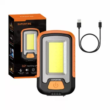 Latarka warsztatowa Superfire G21, 650 lm, USB