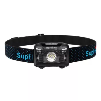 Superfire HL06 500 lumenów akumulatorowa czołówka LED, IP44