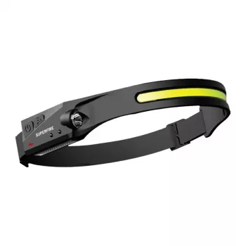 Superfire HL65 Czołówka 430 lumenów USB-C ładowalna 5 trybów 30m IP44