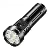Superfire L24 USB-C ładowalna latarka LED, 2500 lumenów, zasięg 500m, IP44, czarna