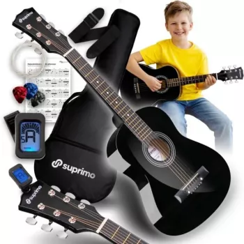 SUPRIMO JRA SET BK 1/4 Size Acoustic Guitar Set Black