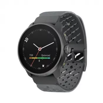 Suunto Race S Graphite GPS Multisport Watch z 1.32 inch AMOLED Touchscreen, Stal nierdzewna, Puls, Wodoszczelność 100m