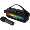 SVEN PS-255 Głośnik, Czarny (12W, Bluetooth, FM, USB, Mikrofon Karaoke, 3600mAh)