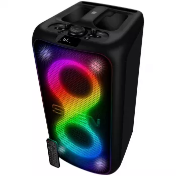 SVEN PS-960 2.0 Przenośny głośnik Bluetooth 160W TWS FM USB LED Czarny