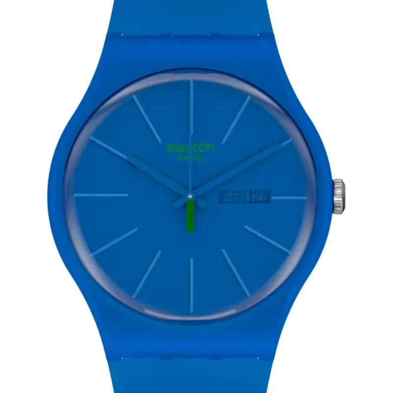 Swatch New Gent SO29N700 Męski Niebieski Zegarek Bioceramiczny 41mm