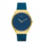 Swatch SYXG108 Skin Irony Zegarek Unisex 38mm Brązowa Skóra