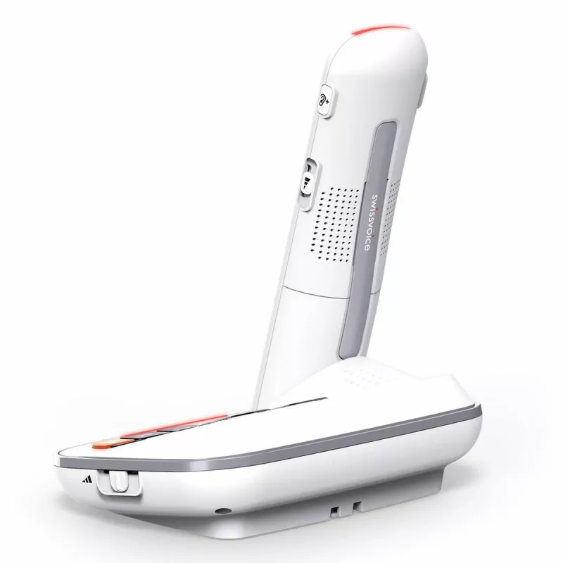 Swissvoice Xtra 2355 DECT telefon bezprzewodowy z automatyczną sekretarką i identyfikacją dzwoniącego, biały
