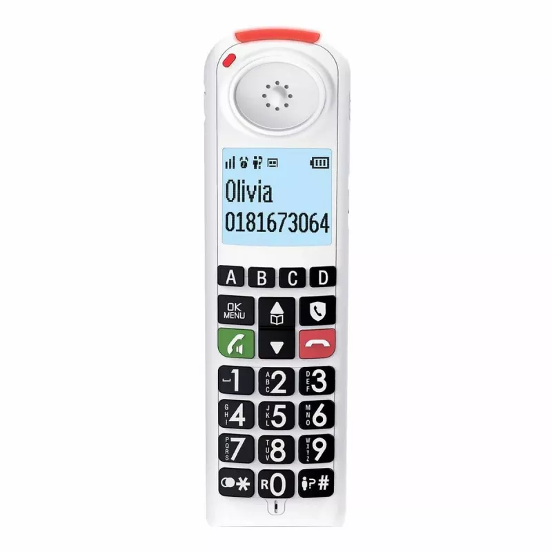 Swissvoice Xtra 2355 DECT telefon bezprzewodowy z automatyczną sekretarką i identyfikacją dzwoniącego, biały