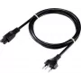 Kabel zasilający do urządzeń chłodniczych SYGONIX SY-5042688, Schuko na IEC C13, 1,8 m, czarny