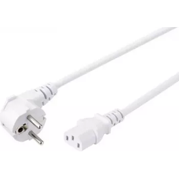 Kabel zasilający do urządzeń zimnych Sygonix SY-5043438 CEE 7/7 na IEC C13 biały 5 m