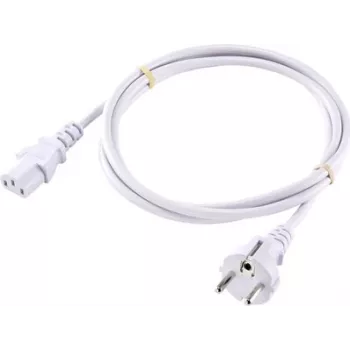 Przewód zasilający Sygonix SY-5043494 CEE 7/7 do IEC C13 biały 2,00 m