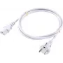 Przewód zasilający Sygonix SY-5043494 CEE 7/7 do IEC C13 biały 2,00 m