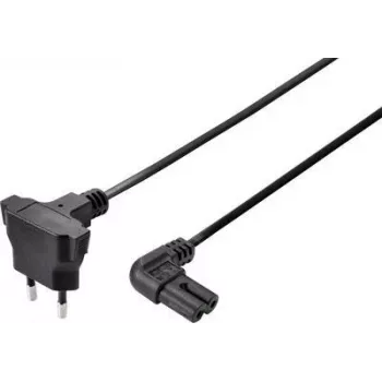 Przewód zasilający Sygonix SY-5043506 CEE 7/7 do IEC C13 5 m Czarny
