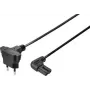 Przewód zasilający Sygonix SY-5043506 CEE 7/7 do IEC C13 5 m Czarny
