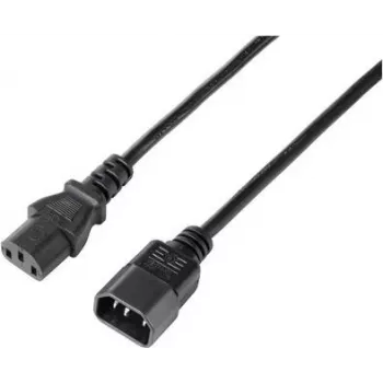 Przedłużacz zasilania Sygonix SY-5243894 IEC C13/C14, 5 m, czarny