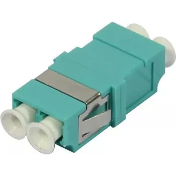 Adapter światłowodowy SYNERGY21 LC Duplex Multimode, 50/125µm, Aqua, bez kołnierza S215481