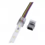 SYNERGY21 LED FLEX Strip Easy Connect Strip to Wire 12mm RGB-CCT (RGB-WW) Connector