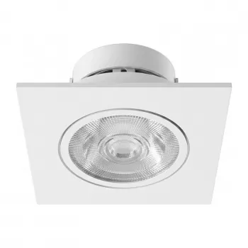 SYNERGY21 LED Recessed Ceiling Spot Helios White - Square+Tilting - Warm White