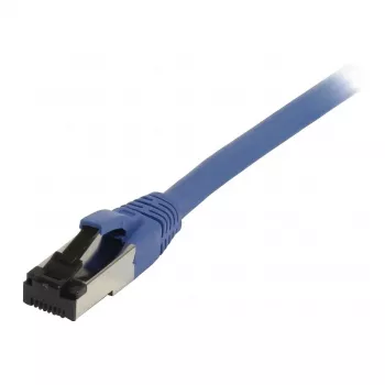 Synergy21 Patch Cable RJ45, CAT8.1 2000MHz, 7.5m, Blue, S-STP (S/FTP), TPE/LSZH (SuperFlex), AWG26