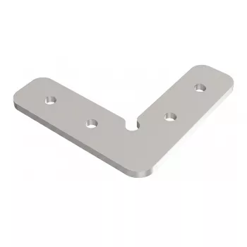 SYNERGY21 S21-LED-PR240100 łącznik narożny 90° do profili LED U ALU143/ALU144/ALU146, podtynkowy, czarny