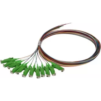 Zestaw patchcordów światłowodowych SYNERGY21 S215560 2 m OS2 E-2000 (LSH) Wielokolorowy 12 szt.