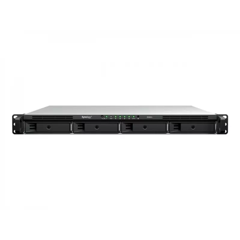 Synology RS826+ 1U Rackmount 4-zatokowy NAS, AMD Ryzen V1500B, 4GB DDR4 ECC, 4x 1GbE, bez dysków
