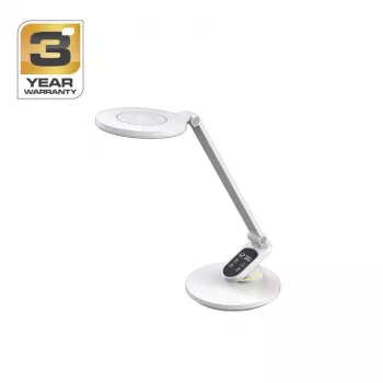 Lampa biurkowa Elegant LED BL1235 Biała – Ściemnianie dotykowe, Regulowany wysięgnik giętki, Port ładowania USB