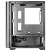 TACENS MARS MC-QUANTUM Mid-Tower ATX Case z 3x120mm FDB Wentylatorami + 1x120mm ARGB Wentylator, USB-C, Szkło Hartowane, Czarny