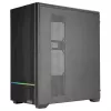 TACENS MARS MC-QUANTUM Mid-Tower ATX Case z 3x120mm FDB Wentylatorami + 1x120mm ARGB Wentylator, USB-C, Szkło Hartowane, Czarny