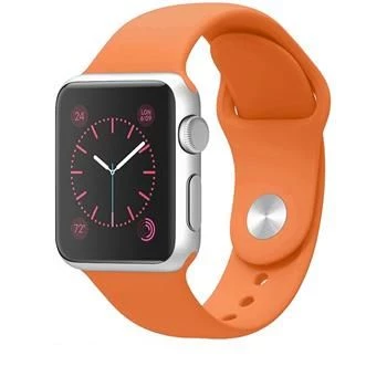 Taktyczna opaska silikonowa Apple do Apple Watch 44mm / 42mm pomarańczowa